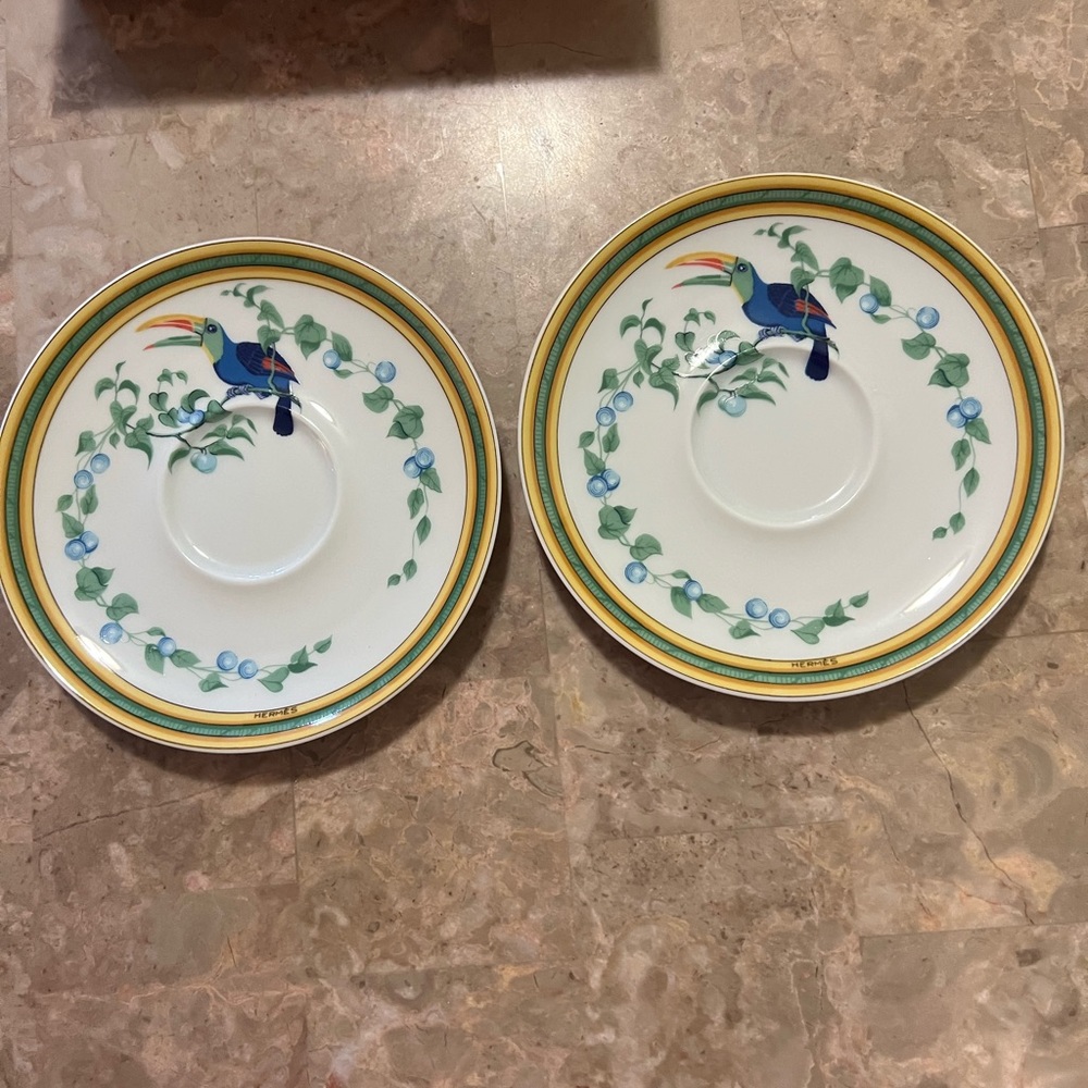 HERMES Tea Saucers